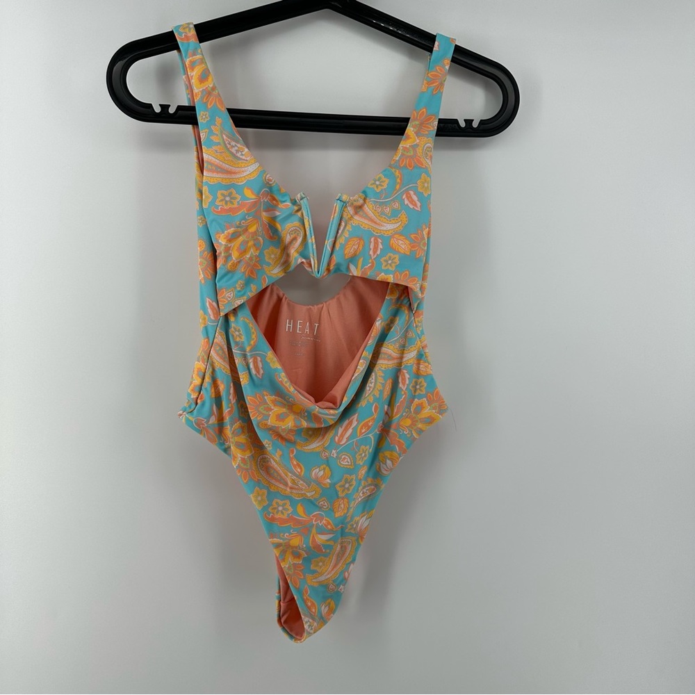 Heat Swimwear One Piece Cut Out Front